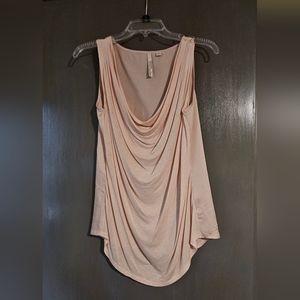 New York and Company Rose Gold Tank Top
